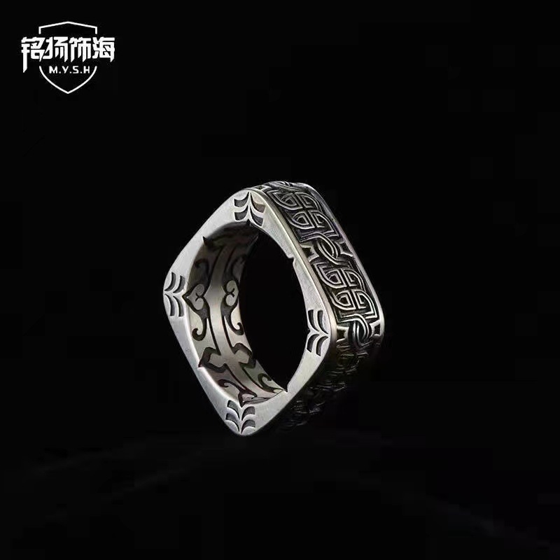 Ring Men's Vocal Discandan Men's Personalized and Domineering Ring…