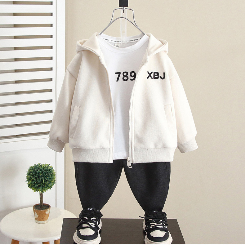 6272 Chaqueta para niños Primavera y otoño Ropa para niños Chaqueta de suéter de otoño informal Cárdigan 2025 Nueva ropa de otoño para bebés