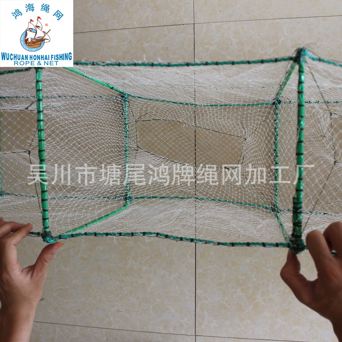 Складная ловушка для креветок, рыболовная ловушка на 9.49m секций, рыболовная садка, ловушка для крабов, для разведения лобстеров, для защиты рыбы, для раков, для речных креветок