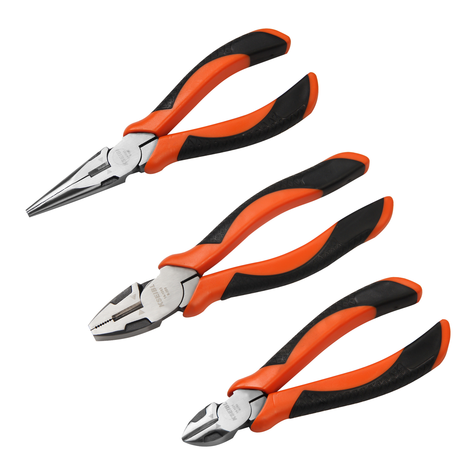 工业级钢丝钳 铬钒钢多功能美式尖嘴钳斜嘴钳6寸8寸省力老虎钳