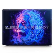 适用mac苹果笔记本保护壳蓝色火焰类款 air13寸电脑键盘膜pro15壳