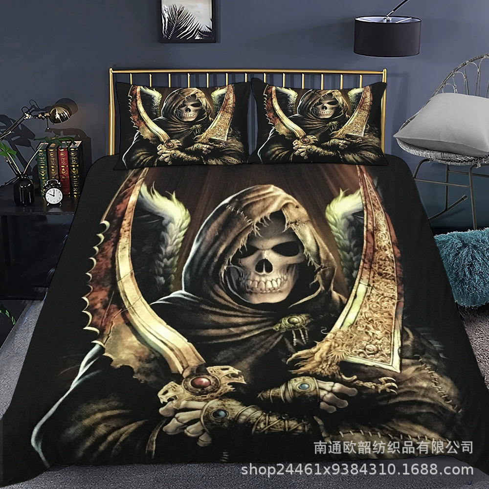 Set, bedspread, duvet cover, wish, Amazon, 3D, 3 piece set