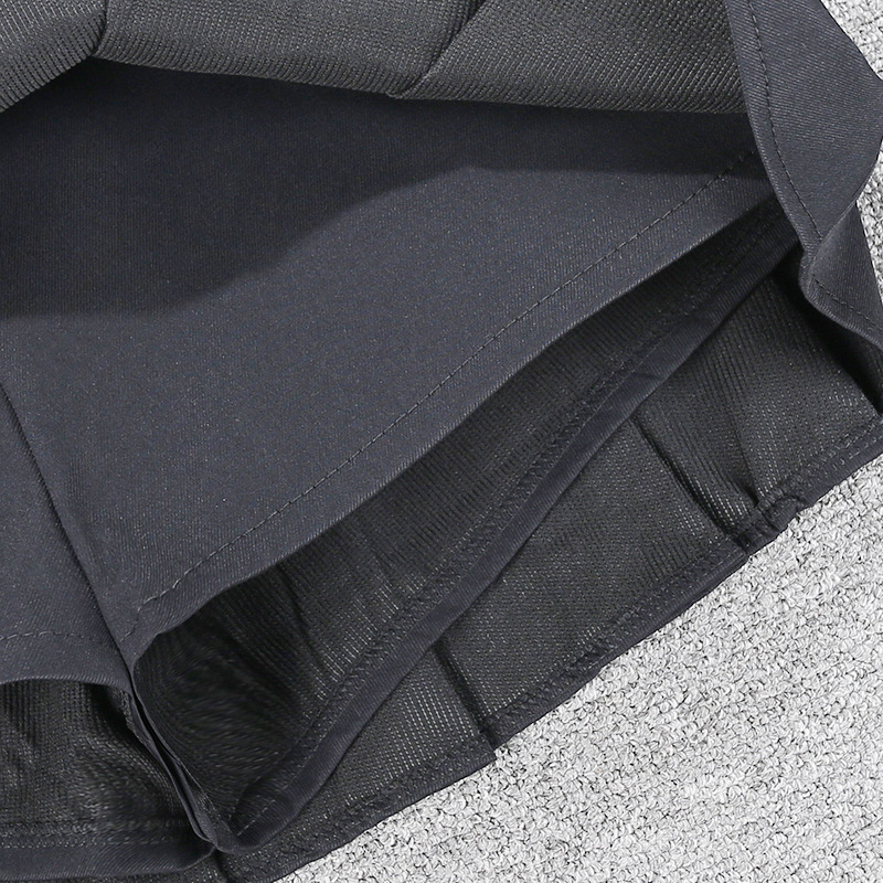 Ropa de mujer Minifalda sexy con cinturón para chica sexy, diseño de ropa de mujer a la moda, falda corta JK, falda plisada pequeña antiexposición_voghion.com