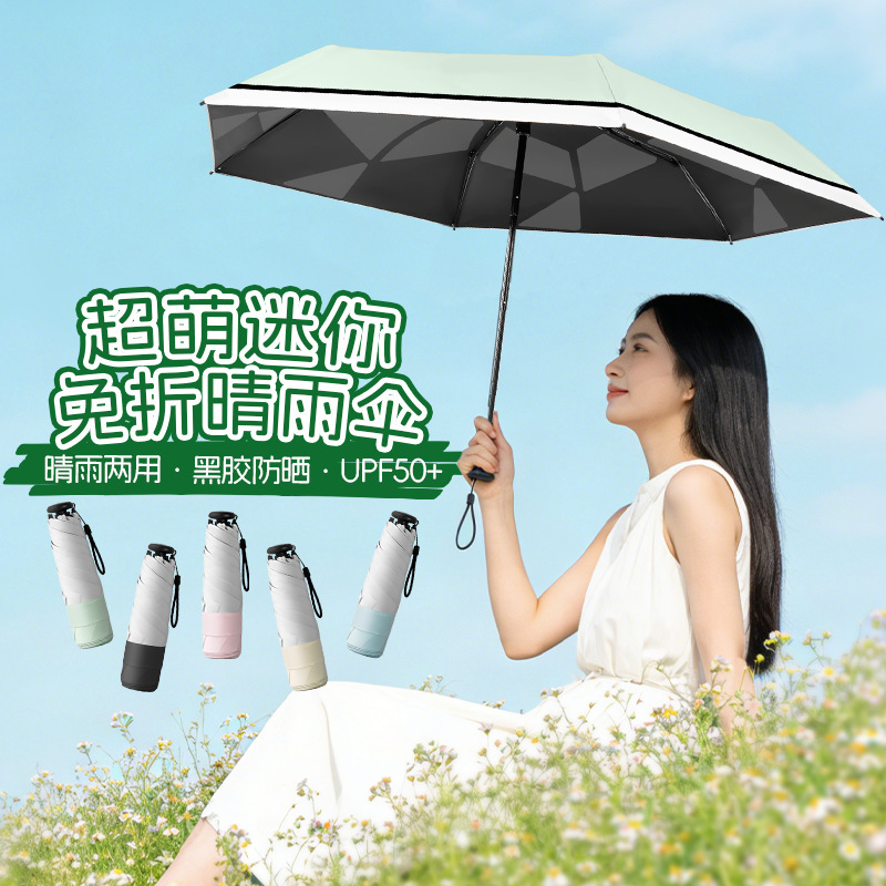 Ultra-Light Mini 50% off Memory Patch Umbrella, Easy to Fold, Sun Protection, Compact, Portable, Uv Protection Sun Umbrella