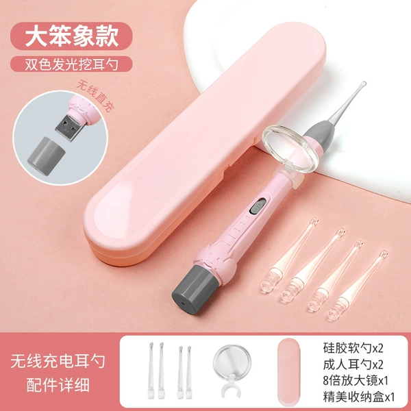 Light source, fuchsia ear picking, set, 1 pieces