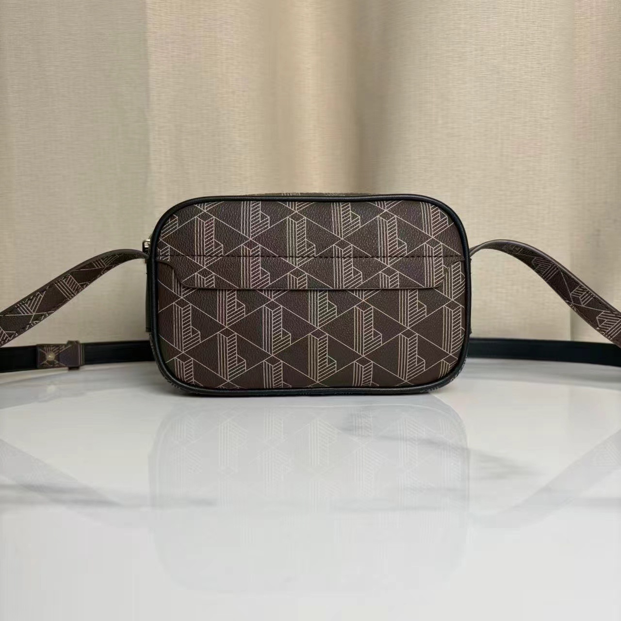 Other Geometric Camera Bag Brown