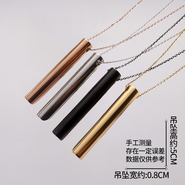 trend fashionable necklace stainless steel