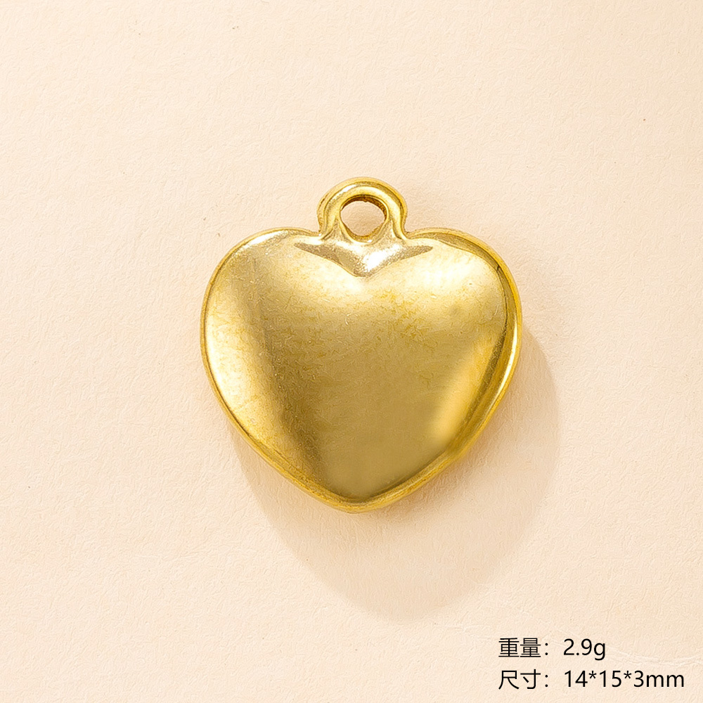 Colgante único transfronterizo de acero inoxidable fundición pulsera collar colgante amor cruz elemento diy accesorios