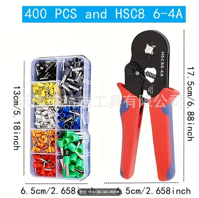 Клещи для обжима трубных клемм VE, штыревые клеммы, электрики, клеммы для быстрой проводки, клещи для трубных клемм, инструмент для обжима