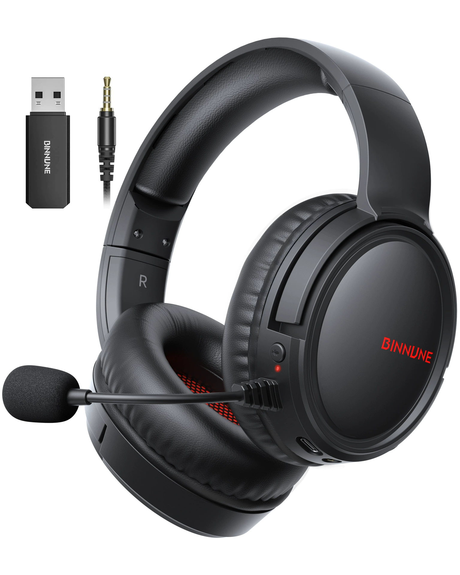 Беспроводные игровые наушники BINNUNE BW02 — стереозвуковая коллекционная подача 2.4G Bluetooth двойной режим PS4 Xbox