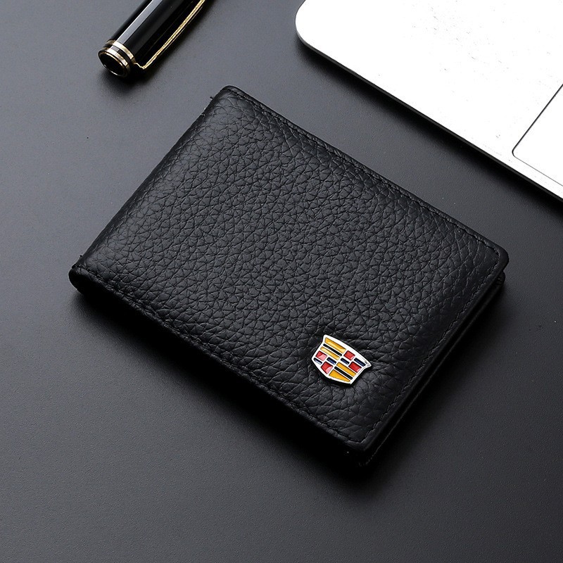 Funda de cuero para licencia de conducir Bolso de tarjeta multifuncional para hombre Cuero de cuero Cubierta de licencia de conducir Cubierta de licencia de conducir para mujer Paquete de identificación de protección integrada