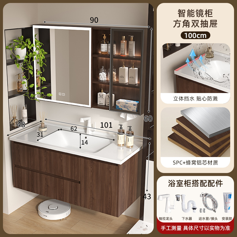 Cerámica medieval integral bañera gabinete de baño combinado lavabo gabinete lavabo lavabo lavabo