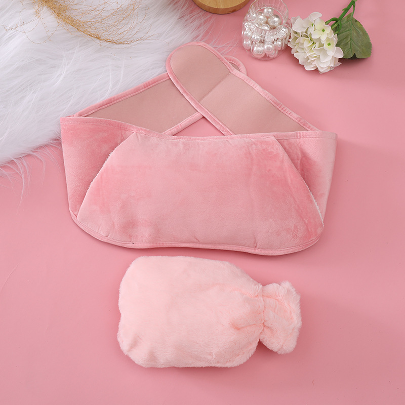 Waist support three-piece set, water-filled hot water bottle, waist warmer