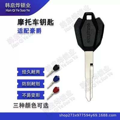 Suitable for Haojue Suzuki Motorcycle Dr/Tr/Cxr300 Key Blank Left Slot Electric Door Lock Chip Slot