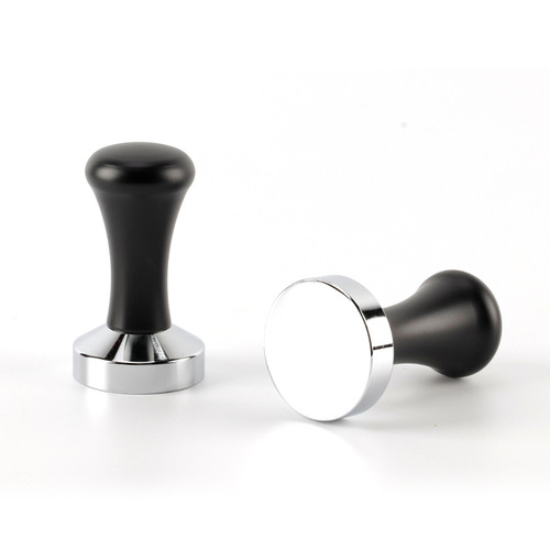 Coffee powder press, labor-saving powder press, stainless steel solid coffee powder press, espresso machine wooden handle press