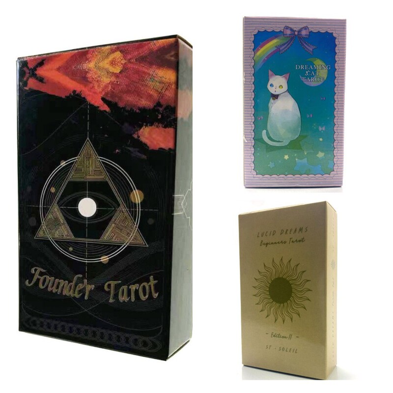 English Founder Tarot Cards Decks creator Tarot board games card 78