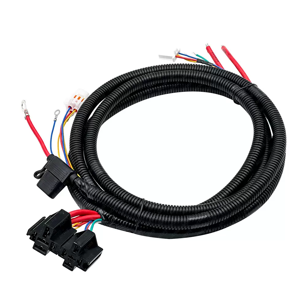 定制40A继电器插座线束汽车专用5脚继电器连接线