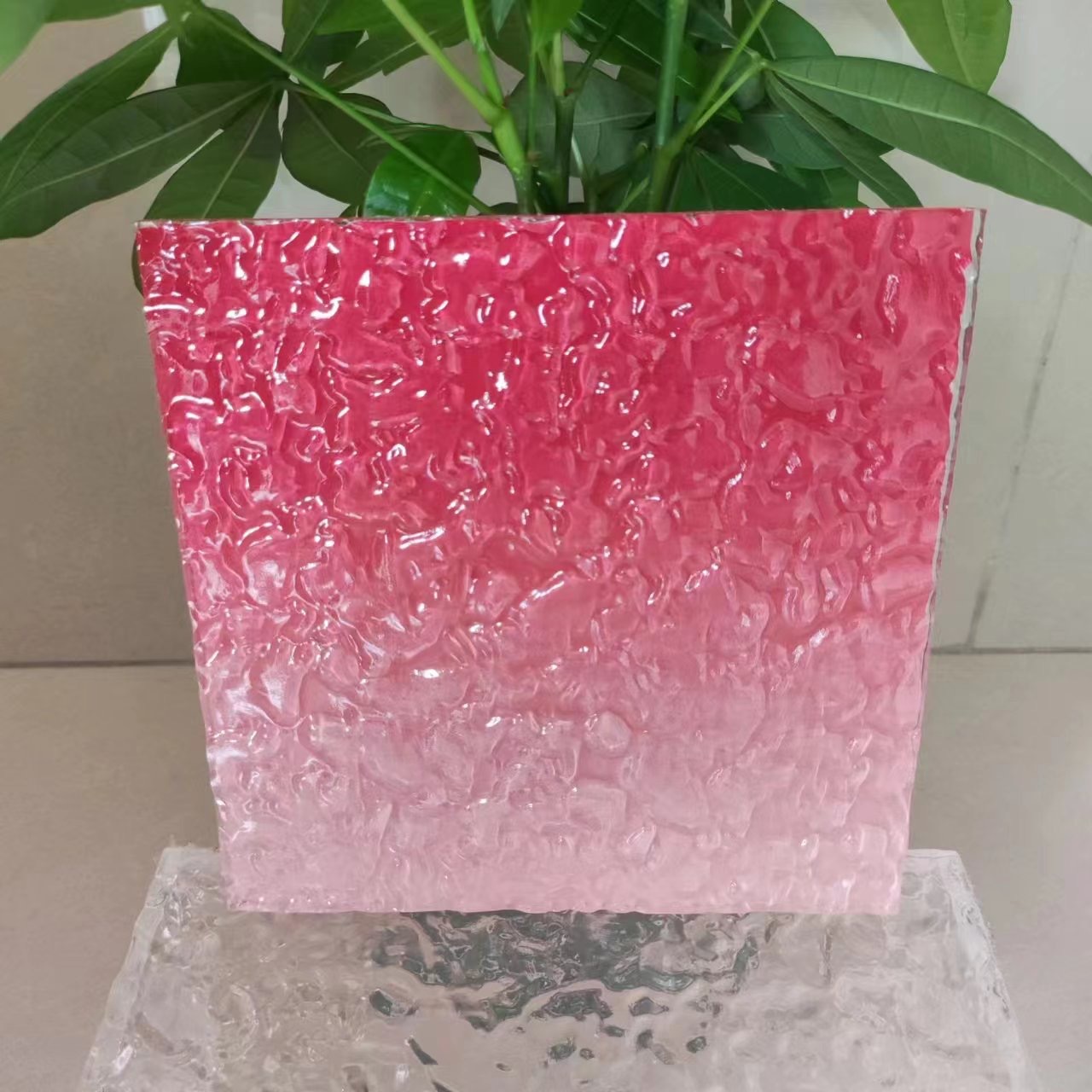 渐变亚克力板彩色条纹石头纹uv打印彩色任意尺寸工厂家直销