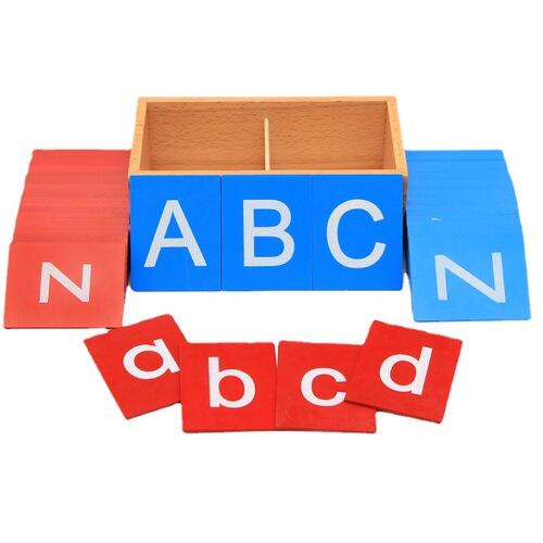 Baby Montessori 88-piece set sandpaper alphabet swatch teaching aids kindergarten early education Montessori toys