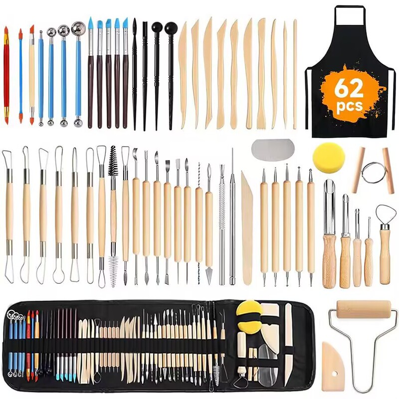 5/19/30/62 Ceramic Carving Tool Set, Stone Plastic Clay Sculpture Cutter, Handmade DIY Tool Set 5/19/30/62 Ceramic Carving Tool Set, Stone Plastic Clay Sculpture Cutter, Handmade DIY Tool Set