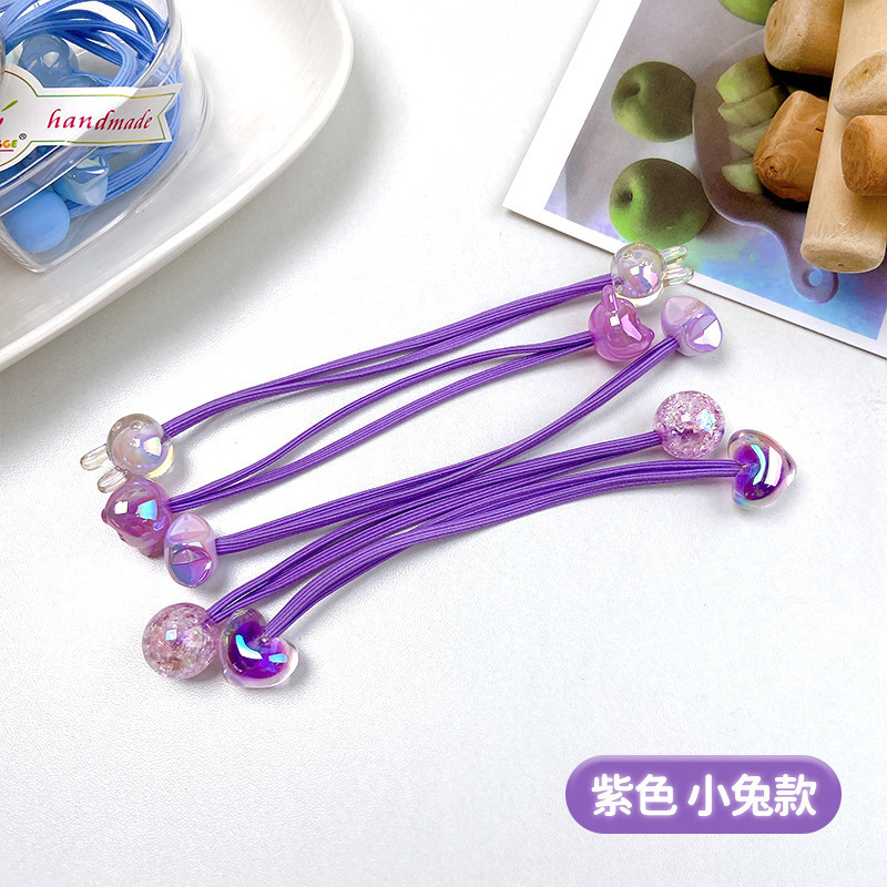 Banda de goma para niños de alta elasticidad no duele el cabello cuerda de cabello largo lindo bebé banda de pelo lazo banda de goma para el cabello tocado accesorios para el cabello
