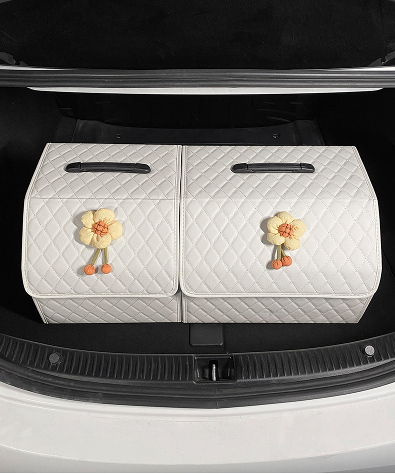 Car trunk storage box multi-functional Internet celebrity small car supplies practical Complete Collection car trunk storage box for women