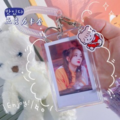 Transparent and simple style bus card holder student ID card holder employee ID card student card holder