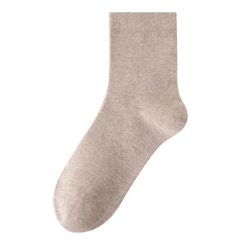 Демисезонные хлопковые антибактериальные осенние knee socks для беременных, средняя высота