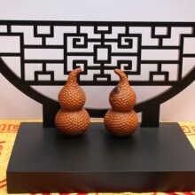 老料雷击枣木凿击葫芦挂件吊坠手把件精雕厂家直销直播福利货源