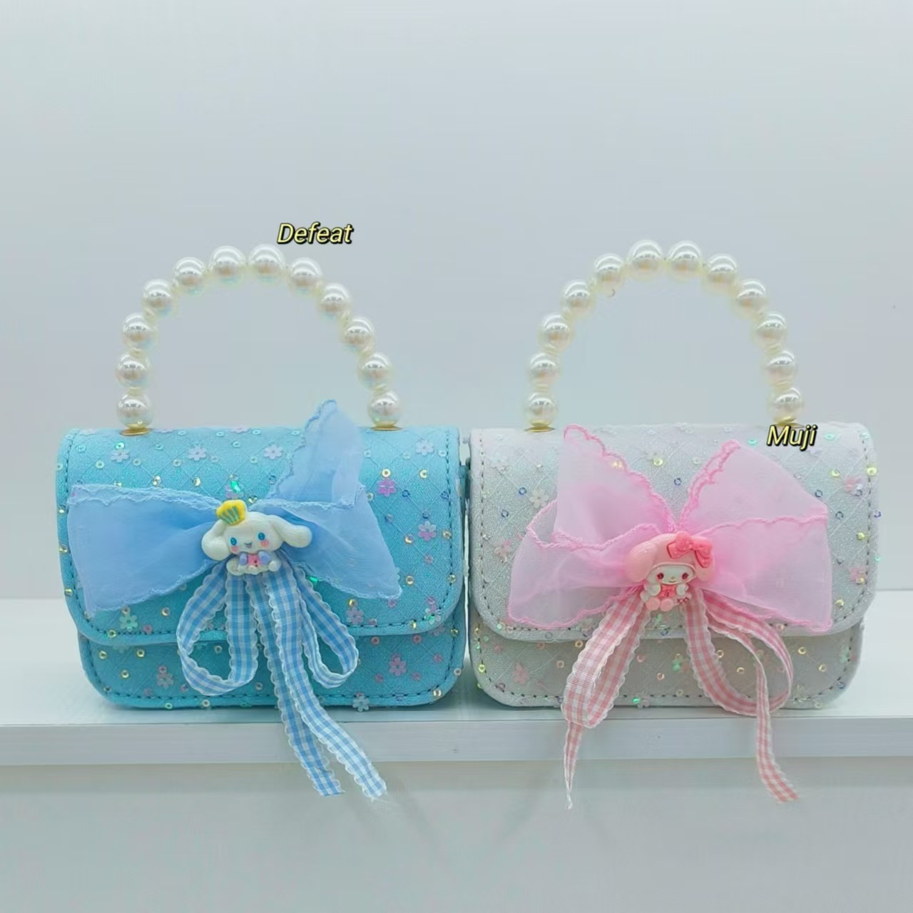 Bolso de perlas bolso de accesorios de cinturón Melody Kullomi bolso de princesa infantil bolso de Año Nuevo para niñas bolso pequeño