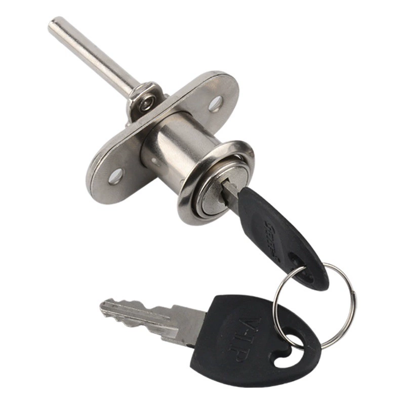 Замок для офисного шкафа с тремя цепями, прямые поставки с завода, замок для картотечного шкафа, замок для почтового ящика, передний/боковой монтаж, длинный стержень, кодовый замок с тремя цепями