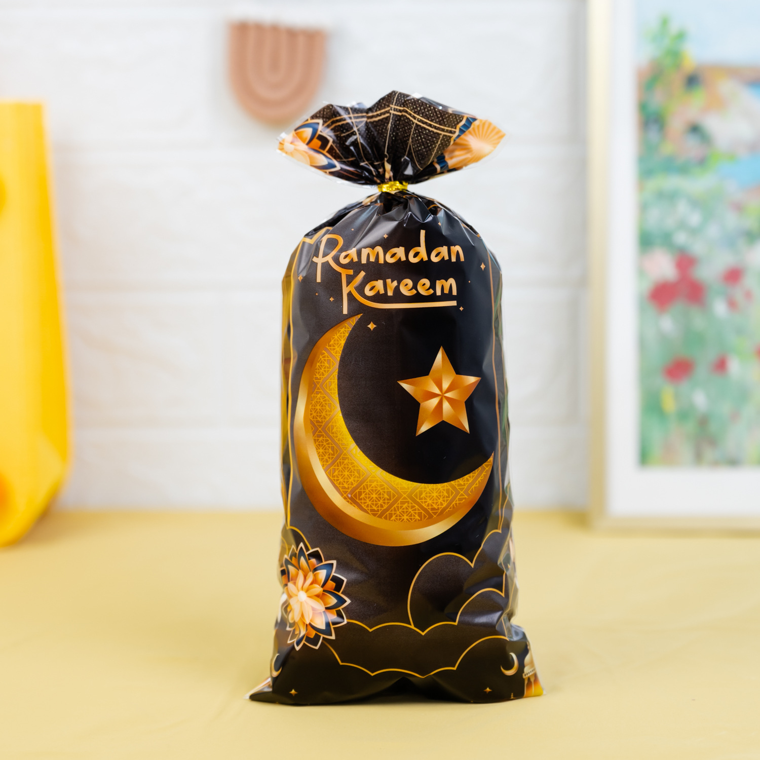 中东节日月亮印花opp袋糖果饼干包装袋玻璃纸包装袋跨境新品批发