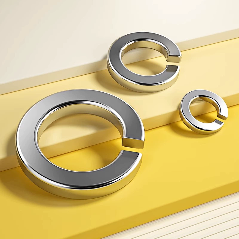 Пружинная шайба из нержавеющей стали 304/316 201 Пружинная шайба эластичная прокладка утолщенная шайба GB93M1.6-M33