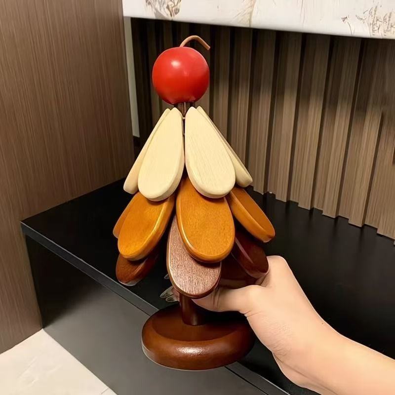 一棵树高级耐高温家用创意摆件高级茶杯锅垫圣诞树隔热垫防烫桌面|undefined