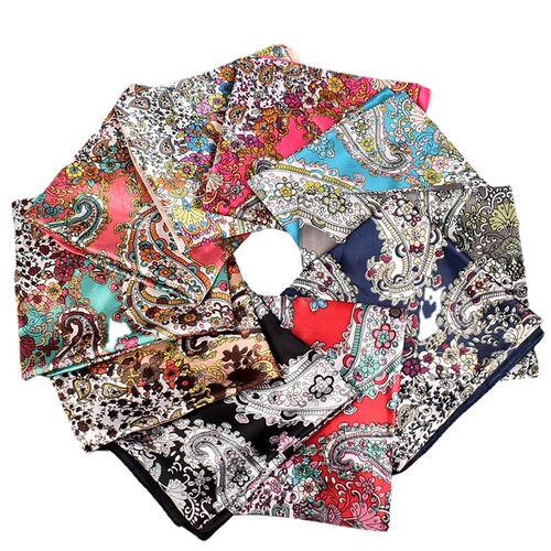  spring new cashew 90*90 large square scarf silk scarf wholesale retro women's scarf
