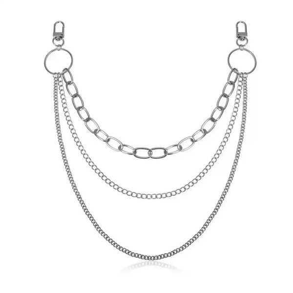 Three layers of chain wrapping