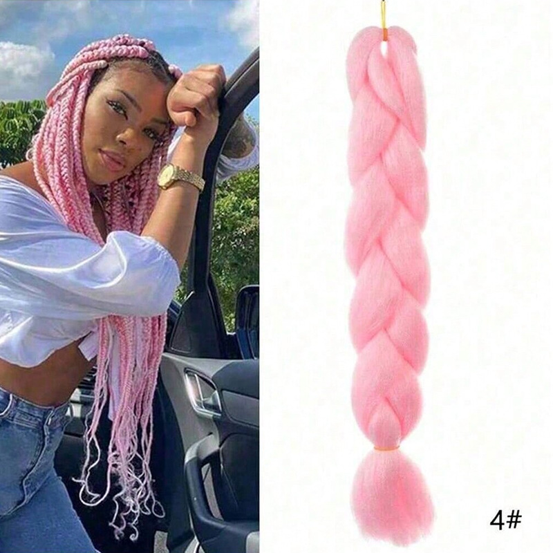 Peruca de trenza africana mujer color trenza artefacto de alta temperatura seda de trenza cabello cabello cab