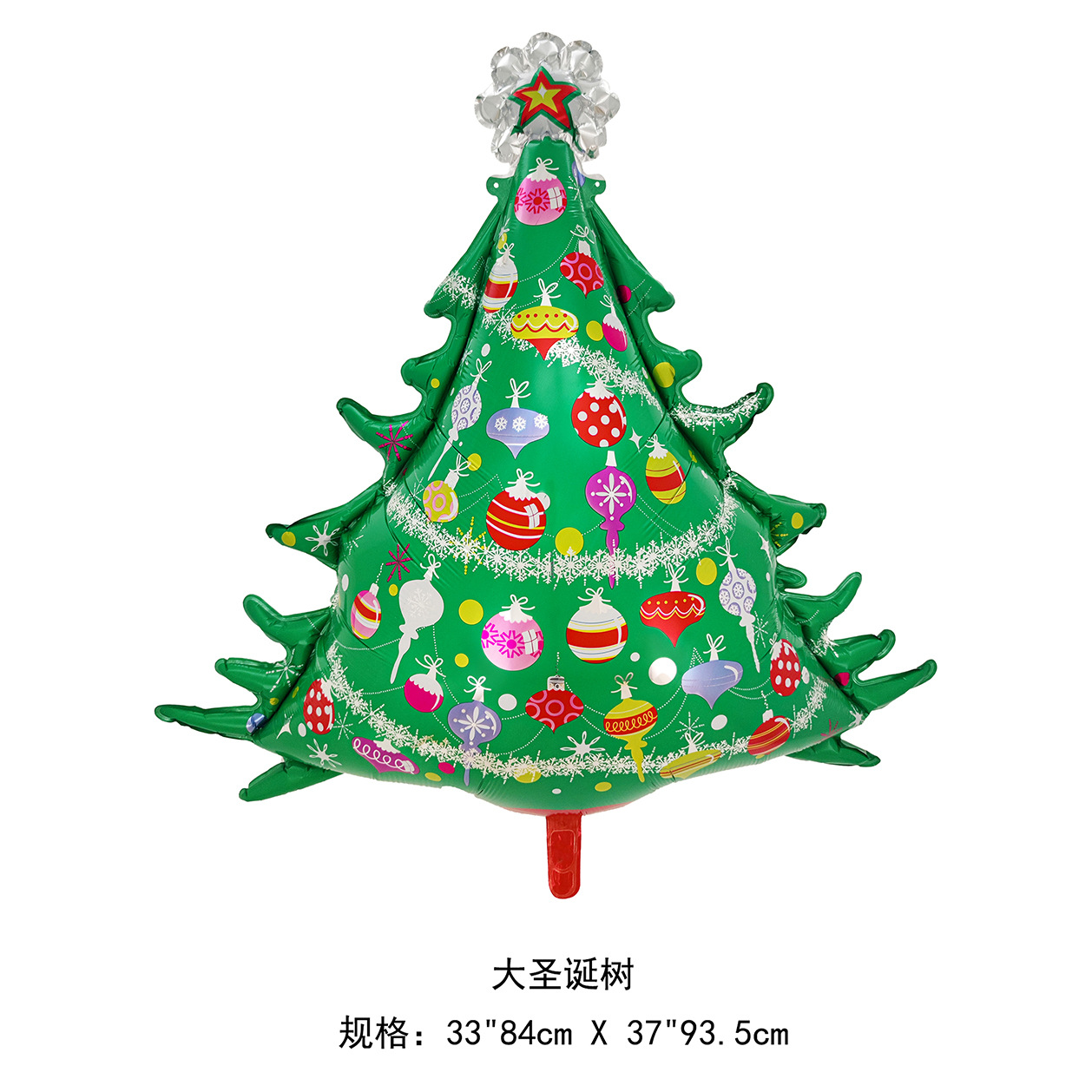 Navidad transfronteriza Papá Noel muletas alce copo de nieve muñeco de nieve dibujos animados globo de película de aluminio fiesta de Navidad bola decorativa image 43