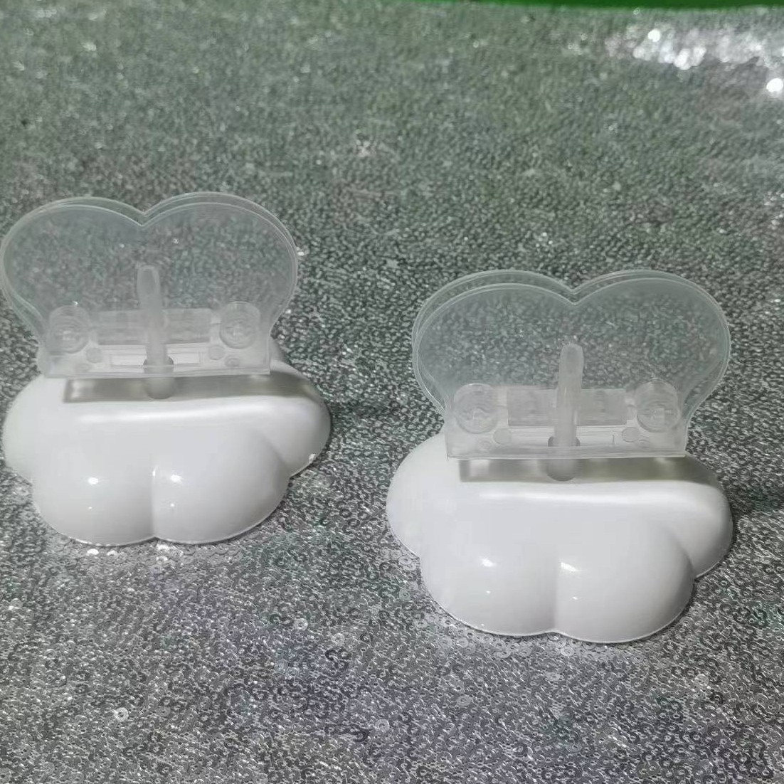 Inventario al por mayor globo de película de aluminio clip transparente de aluminio accesorios de globo de aluminio varilla de apoyo de mano