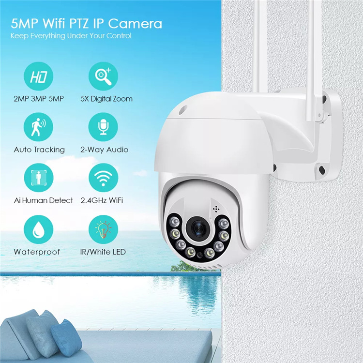 icsee wireless surveillance camera high-definition outdoor outdoor wifi surveillance recorder 360-degree pan-tilt camera security xmeye