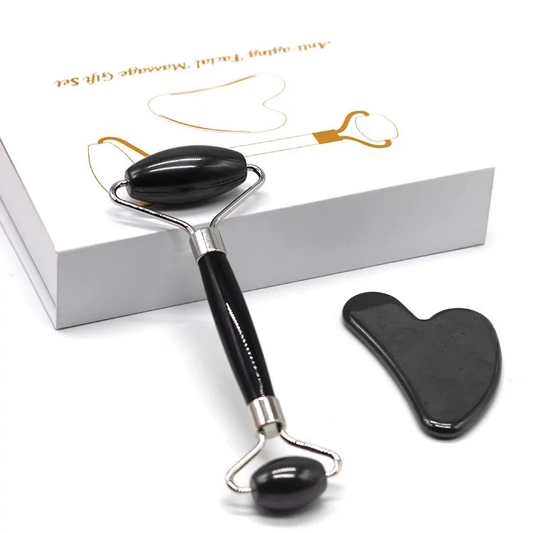 Magnetic massager, cosmetic set jade