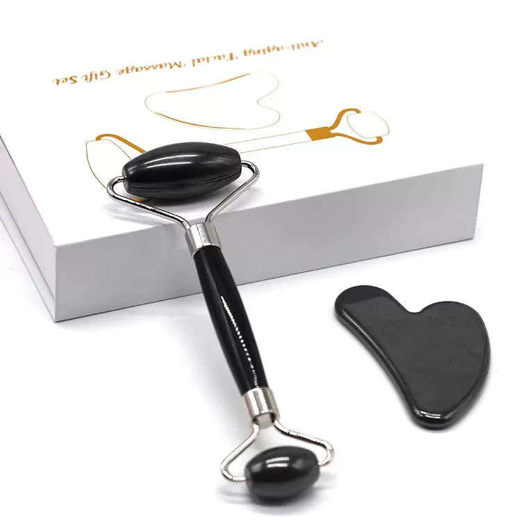 Magnetic massager, cosmetic set jade