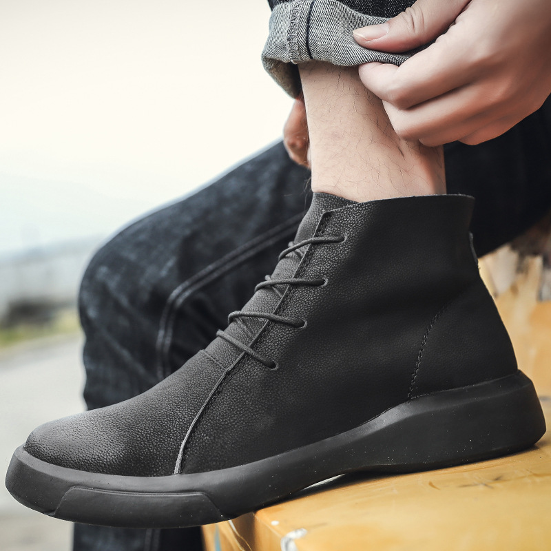 검은색 면 신발