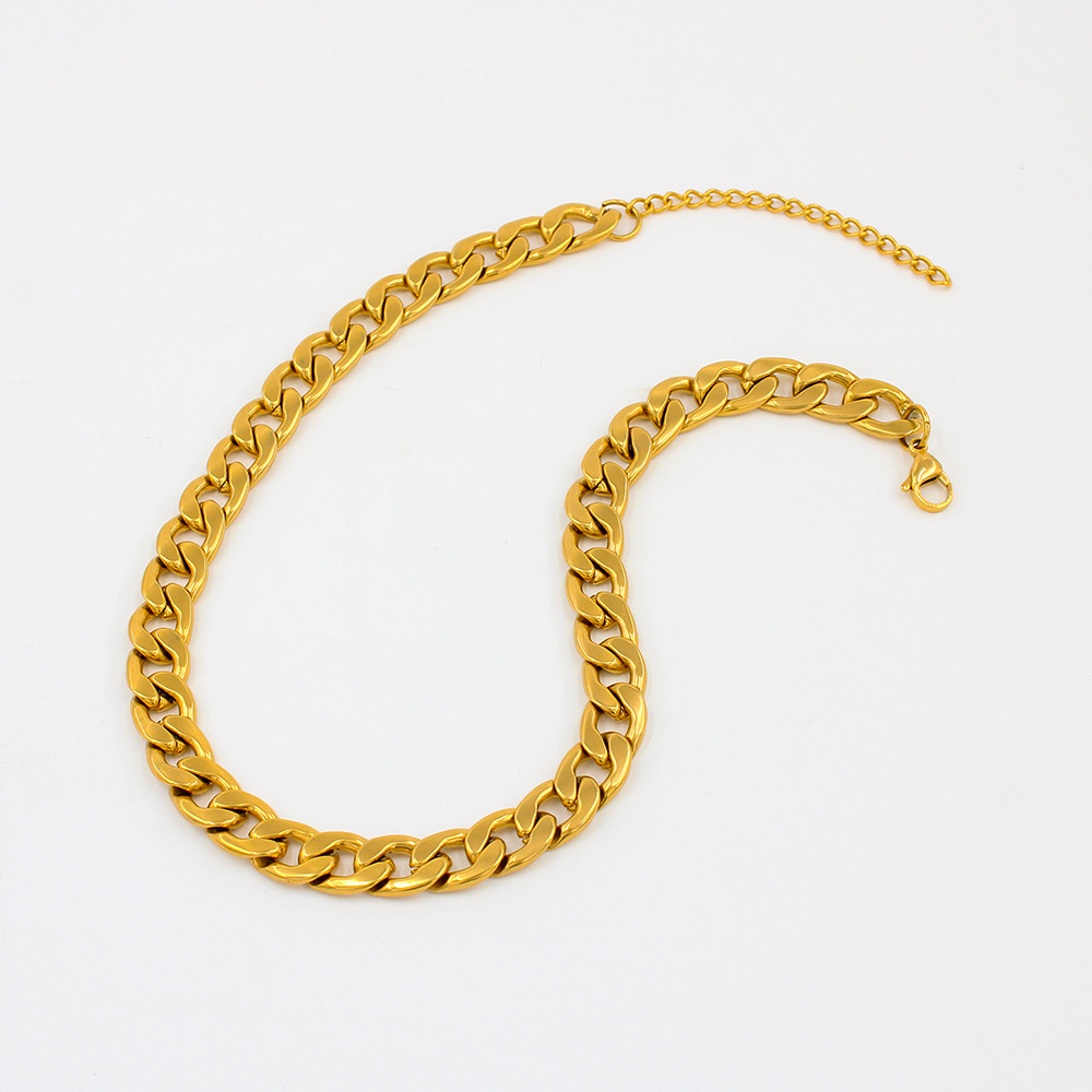 Simple Style Geometric Stainless Steel Plating Necklace 1 Piece