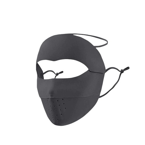 Sunscreen Mask Covers Entire Face, Ice Silk Invisible, 2024 Summer Women's High-Beauty UV Protection Driving Sunshade