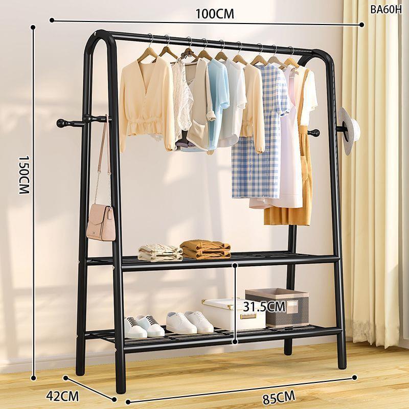 100cm [블랙아이언] 사이드후크 4개 + 이중수납망