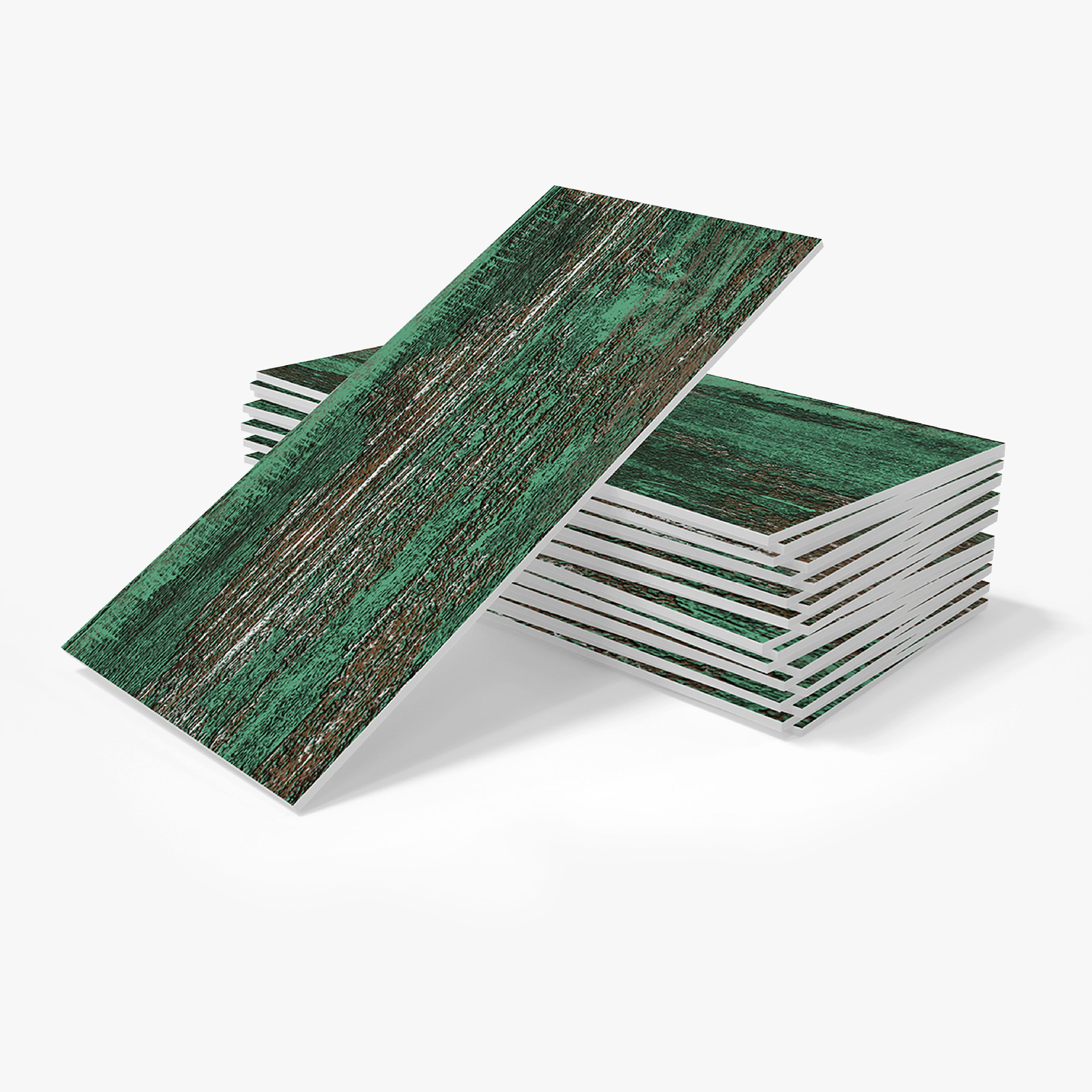 16-piece estilo industrial esmerilado espuma PE etiqueta de la pared autoadhesiva impermeable a prueba de humedad cocina baño extraíble decoración de la pared