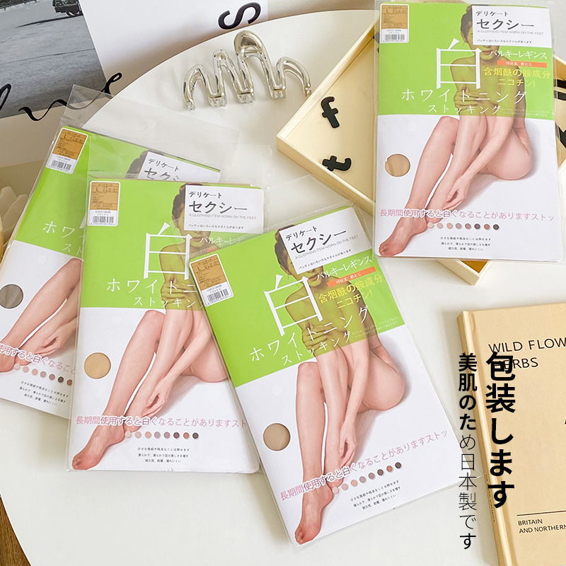 Niacinamide Stockings for Women, Summer Ultra-Thin Sunscreen Skin-Beautifying Socks, Anti-Uv Whitening Stockings, Anti-Snagging, Durable Japanese Yarn Niacinamide Stockings for Women, Summer Ultra-Thin Sunscreen Skin-Beautifying Socks, Anti-Uv Whitening Stockings, Anti-Snagging, Durable Japanese Yarn