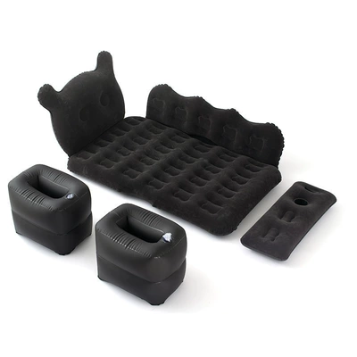 Interior Accessories Folding Car Vehicle-mounted inflatable bed - default-item-828-cartoon-black