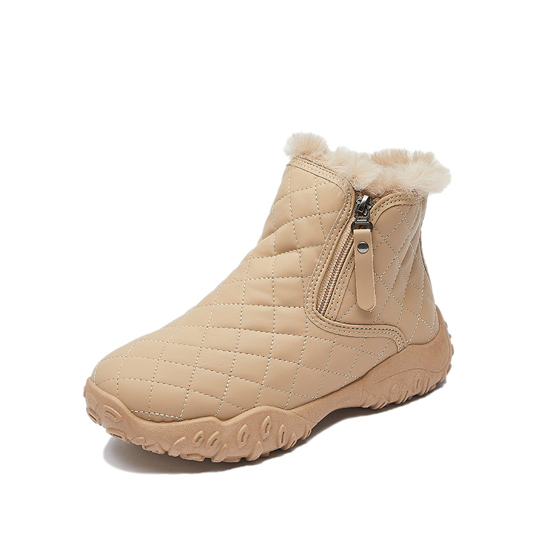 Botas de Nieve de Caña Alta para Mujer de PU Térmicas para Uso Diario